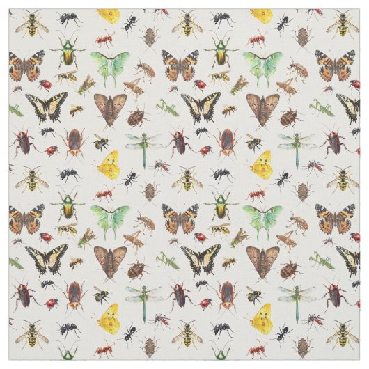 Insekten-Lebensbugs Stoff (Muster)