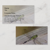 Insekten-Libelle Visitenkarte (Vorne/Hinten)