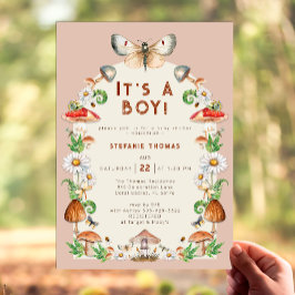 Insekten & Mushroom Baby Shower Einladung | Whimsi