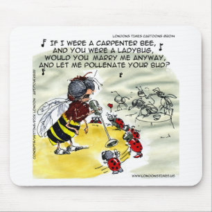 Insekten Nachtclub Sänger Lustig Mousepad
