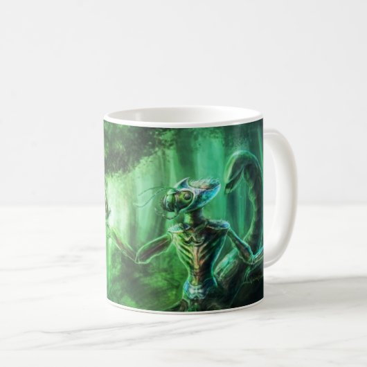 Insekten-Pfadfinder-Tasse Kaffeetasse (VorderseiteRechts)