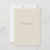 Insekten Pilz-Wald Natur Dankeskarte (Rückseite)