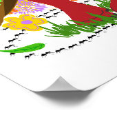 Insekten Safari Kinder Poster (Ecke)