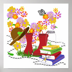 Insekten Safari Kinder Poster