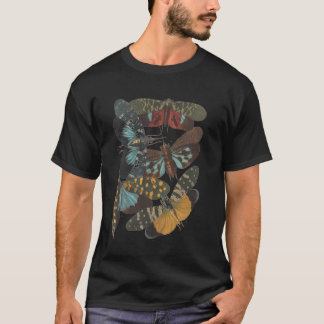 Insekten Sammlung Arten Käfer Vintage Entomologie T-Shirt