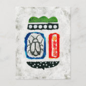 Insekten sind Niedliche Postkarte - Abstrakte Kuns (Vorderseite)