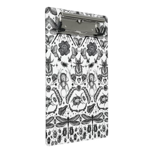 Insekten und Bug Mini Klemmbrett (Schrägansicht)