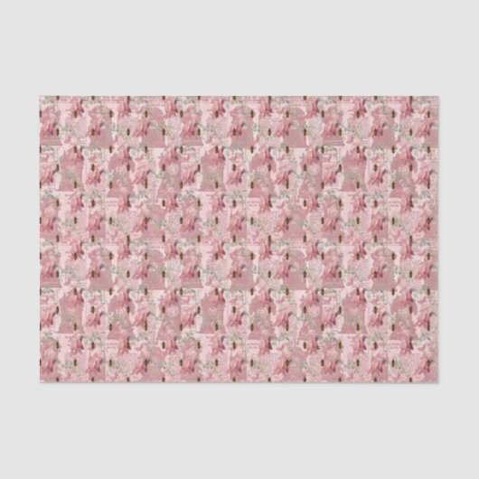 Insekten und Zeitungspapier Vintag Seidenpapier (Vorderseite)