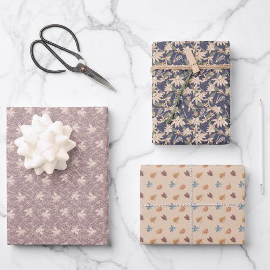 Insekten-Vielfaltspackung Geschenkpapier Set (Vorderseite)