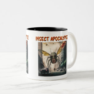 Insekten-Weltuntergang-Tasse mit Zwei-Ton-Design,  Zweifarbige Tasse