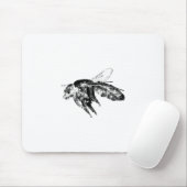 Insektenbiene schwarz mousepad (Mit Mouse)