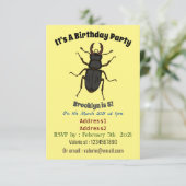Insektendarstellung Einladung (Stehend Vorderseite)