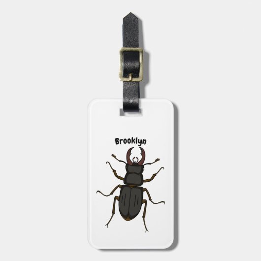 Insektendarstellung Gepäckanhänger (Vorderseite vertikal)