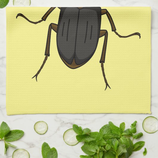 Insektendarstellung Geschirrtuch (Gefaltet)