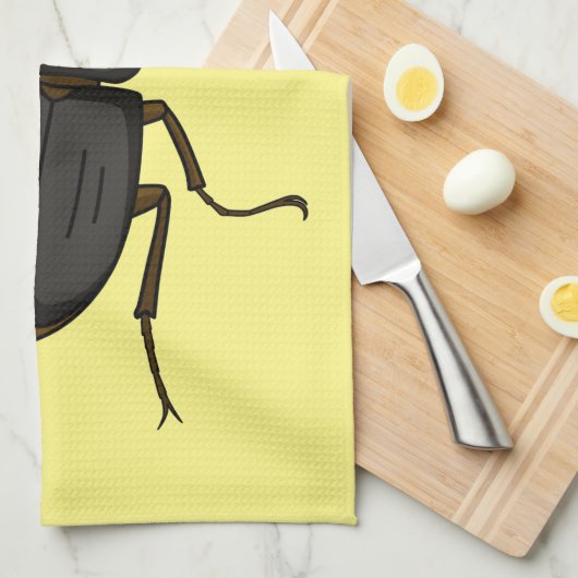 Insektendarstellung Geschirrtuch (Viertel Falte)