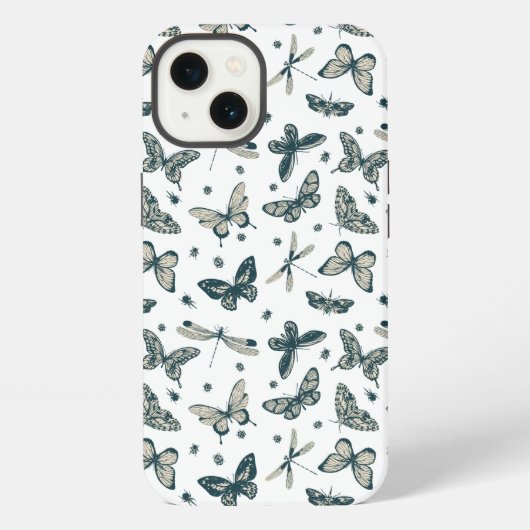 Insektendesign Phone Case iPhone Hülle (Rückseite)
