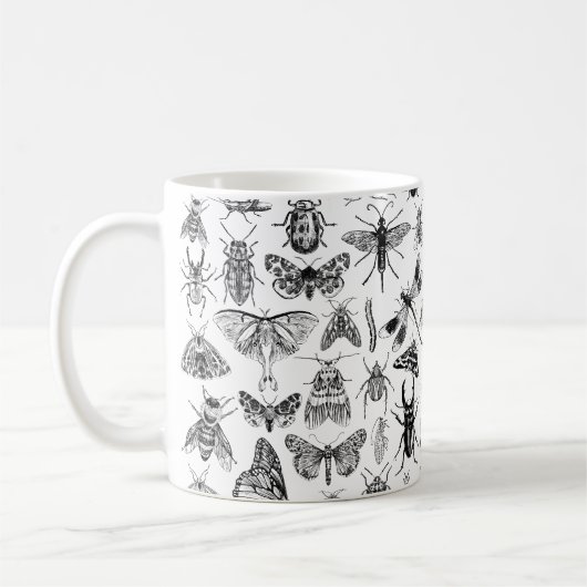 Insektendesign-Tasse Kaffeetasse (Links)