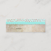 Insektenkarte Mini Visitenkarte (Rückseite)