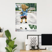 Insektenkind Jumping Fantasy Art Image Poster (Heimbüro)