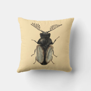 Insektenkunst: Cooler Käfer Kissen