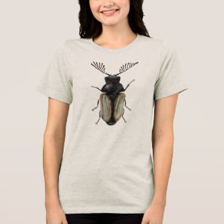 Insektenkunst: Cooler Käfer Tri-Blend Shirt