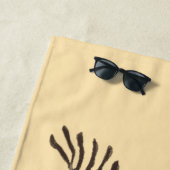 Insektenkunst Strandtuch (Beispiel)