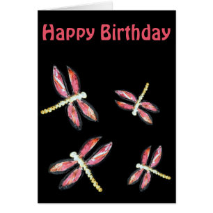 Insektenkunst tanzt Rosa Dragonfly