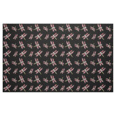 Insektenkunst tanzt Rosa Libellen Stoff (Fat Quarter (45,7 x 55,9 cm))