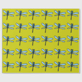 Insektenlibelle Geschenkpapier (Flach)