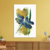 Insektenmalerei "Besetzte Libelle" Leinwanddruck (Insitu (Wohnzimmer))