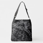 Insektenmodelle: Schöne Schmetterlinge 08 Tragetaschen Mit Langen Trägern (Rückseite)