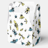 Insektenmuster | weiß geschenkschachtel (Geöffnet)