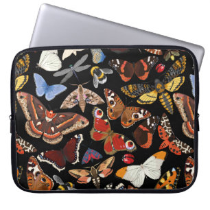 Insektennahtloses Muster Laptopschutzhülle