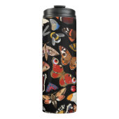 Insektennahtloses Muster Thermosbecher (Vorderseite)