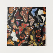 Insektennahtloses Muster Wandteppich (Vorderseite (Horizontal))