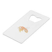 Insektenorange Geldbeutel Flaschenöffner (Vorderseite Schrägansicht)