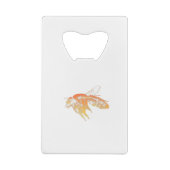 Insektenorange Geldbeutel Flaschenöffner (Rückseite)