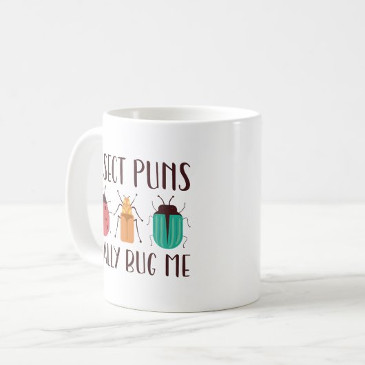 Insektenpullover Kaffeetasse (Vorderseite Links)