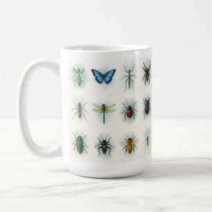 Insektensammlung Aquarellmalereien Insektenkunst Kaffeetasse