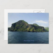 Insel Akutan Postkarte (Vorne/Hinten)