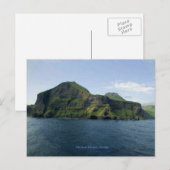 Insel Akutan Postkarte (Vorne/Hinten)