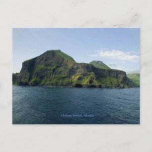 Insel Akutan Postkarte