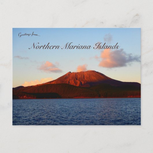 Insel Alamagan Nördliche Mariana Inseln Postkarte (Vorderseite)