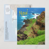 Insel Alau, Maui Postkarte (Vorne/Hinten)