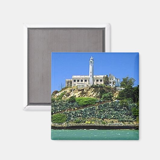 Insel Alcatraz Magnet (Vorderseite/Rückseite)