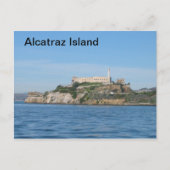 Insel Alcatraz Postkarte (Vorderseite)