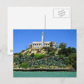 Insel Alcatraz Postkarte (Vorne/Hinten)