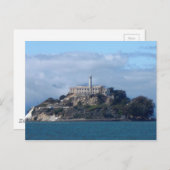 Insel Alcatraz Postkarte (Vorne/Hinten)