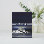 Insel Alcatraz Postkarte (Stehend Vorderseite)