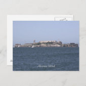 Insel Alcatraz Postkarte (Vorne/Hinten)